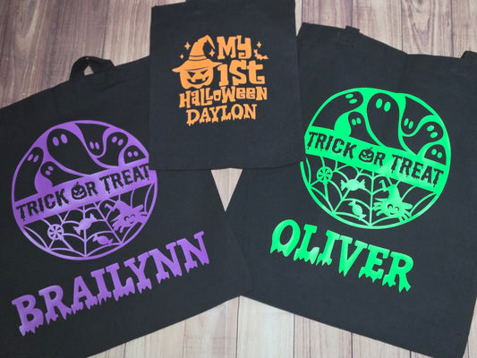 Custom Halloween Totes